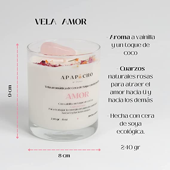 Vela aromatica Amor