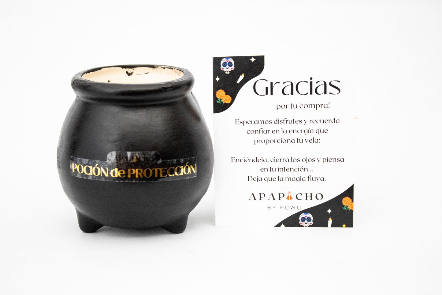 Vela aromatica Poción de protección